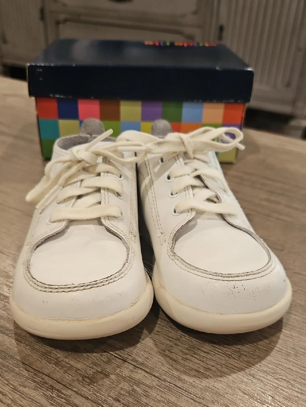 stride rite cruiser white leather baby size 4.5